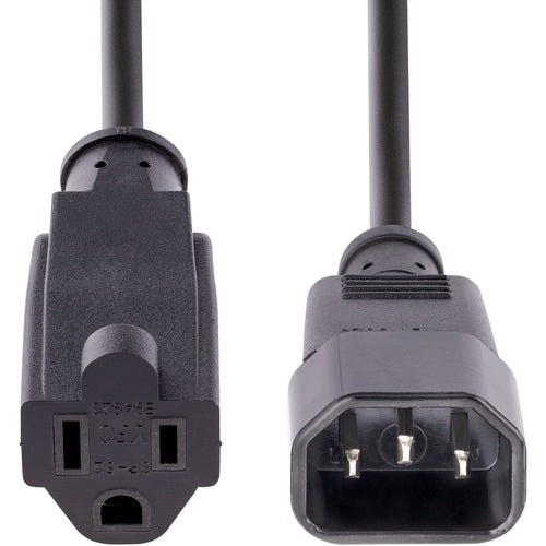 StarTech.com 3ft (1m) Power Extension Cord