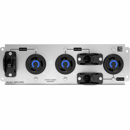 Kit de plaque arrière APC by Schneider Electric avec 3 prises NEMA L6-30R pour