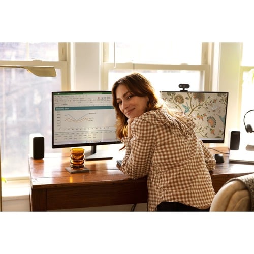 HP P24H G5 24\" Class Full HD LCD Monitor - 16:9 - Black