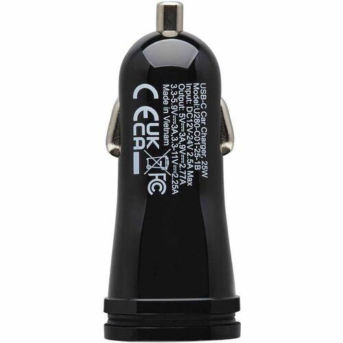 Chargeur de voiture USB Tripp Lite par Eaton – Charge PD 25 W, USB-C, noir