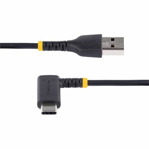 StarTech.com 12in (30cm) USB A to C Charging Cable Right Angle, Heavy