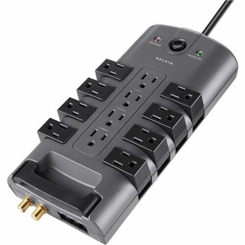 Belkin 12-Outlets Surge Suppressor/Protector - 12 x AC Power - 1.88 kV