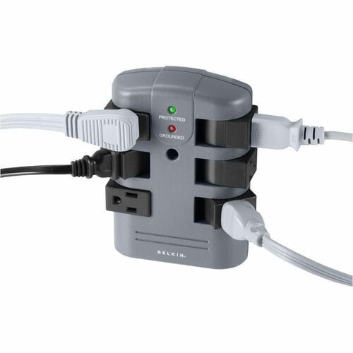 Belkin Pivot-Plug 6-Outlets Surge Suppressor/Protector - 6 x AC Power - 1080 J
