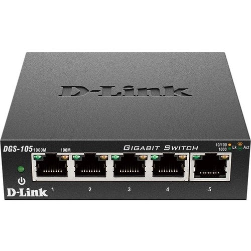 CONMUTADOR DE ESCRITORIO NO ADMINISTRADO DE 5 PUERTOS GIGABIT