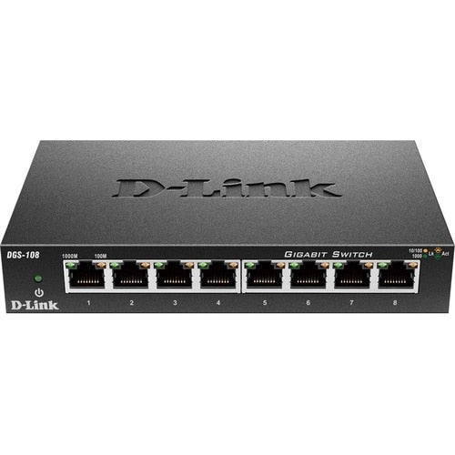 CONMUTADOR DE ESCRITORIO NO ADMINISTRADO DE 8 PUERTOS GIGABIT