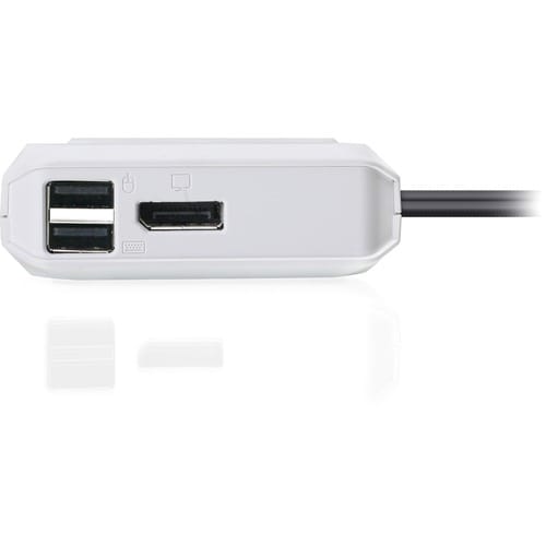 KVM USB-C 2 ports 4K avec sortie DisplayPort