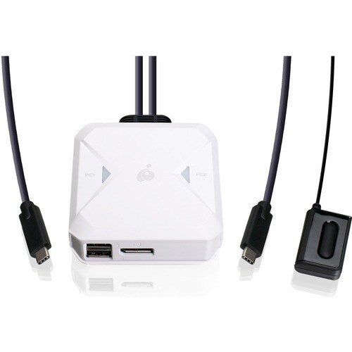 KVM USB-C 2 ports 4K avec sortie DisplayPort