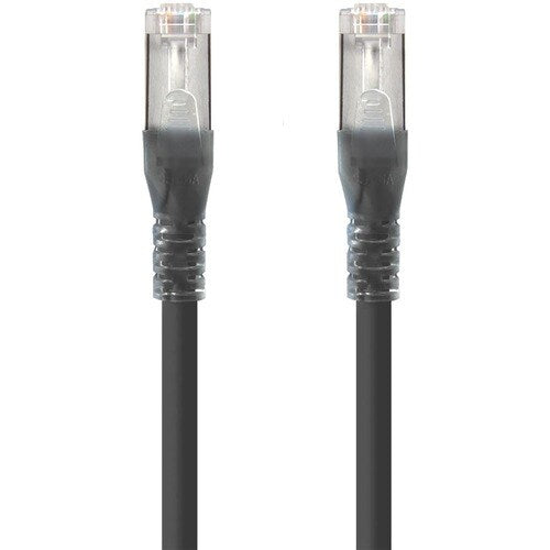 Cable de red CAT6A LSZH blindado negro Alogic