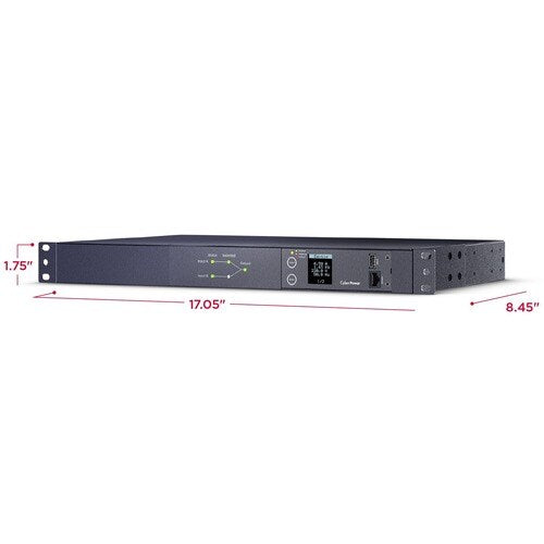 Cyber Power CyberPower Metered ATS PDU PDU24006 10-Outlets PDU - Meter