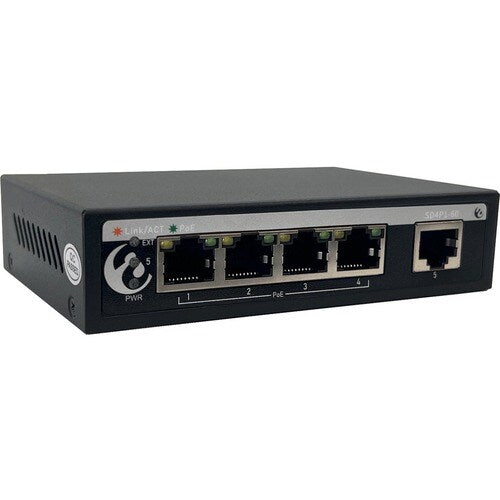 Commutateur PoE SD4P1-60 4x10/100 Mbit/s avec liaison montante 1x100 Mbit/s