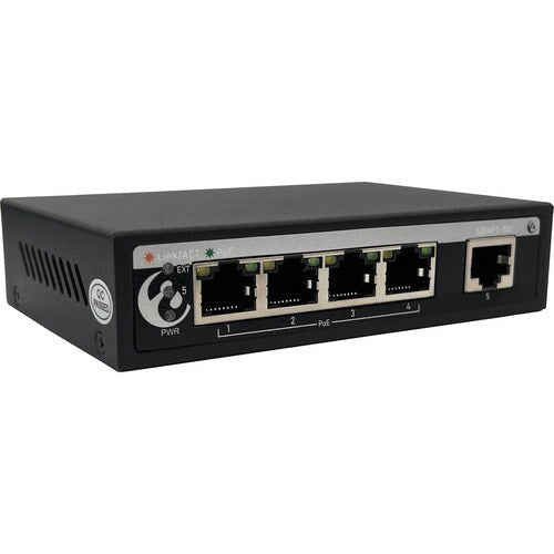 Commutateur PoE SD4P1-90 4x10/100 Mbit/s avec liaison montante 1x100 Mbit/s