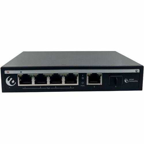 COMMUTATEUR POE 4 PORTS GIGABIT SG4P1-60 AVEC 1 GIGABIT RJ45 ET 1 SFP