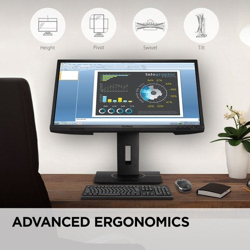 Moniteur LED Full HD ViewSonic Graphic VG2240 22 pouces - 16:9 - Noir