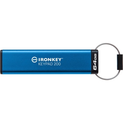 64GB IRONKEY KEYPAD 200 FIPS 1403 LVL 3 PENDING AES256 ENCRYPTED