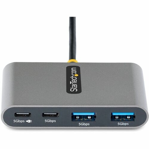 StarTech.com 4-Port USB-C Hub with 100W Power Delivery Pass