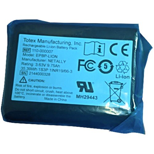 LITHIUM ION REPLACEMENT BATTERY FOR AIRCHECK G3