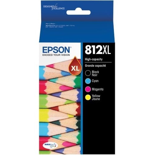 Pack d'encres EPSON T812XL CMJN