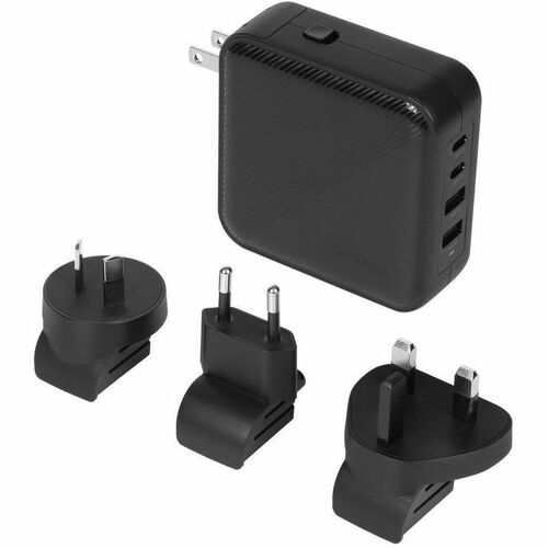 Cargador de pared Targus PowerElite 100W GaN - 100 W - Europa, Asia, Australia