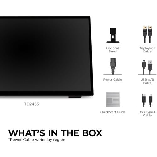 Monitor táctil LCD ViewSonic TD2465 de 24" - 16:9 - 7 ms