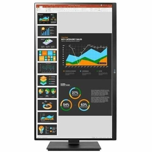 27IN LCD 2560X1440 IPS MNTR USBC HDMI DP HDR10 SWIVEL PIVOT