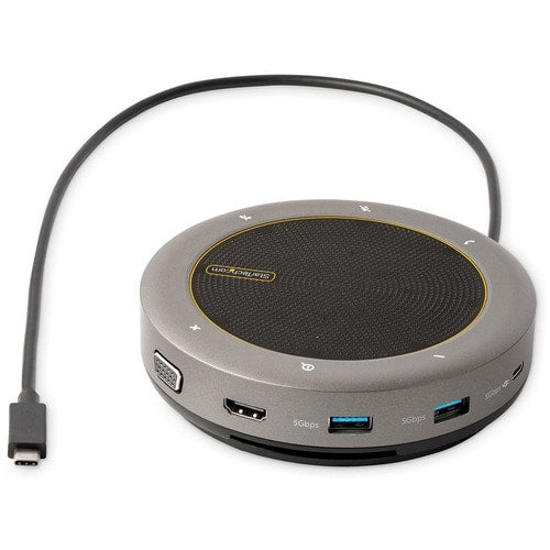 ALTAVOZ DE CONFERENCIA USB-C MINI DOCK ADAPTADOR MULTIPUERTO PORTÁTIL