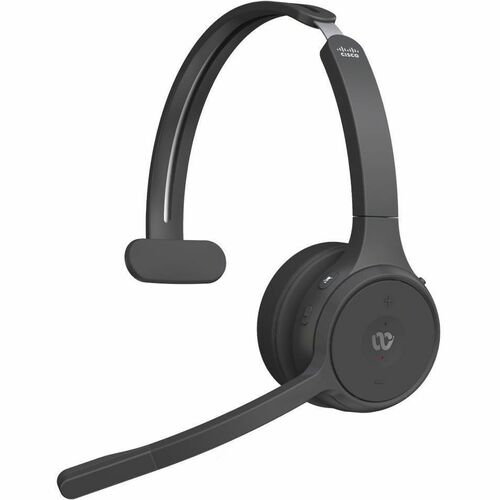 Conjunto de auriculares Cisco de una sola oreja en color negro carbón