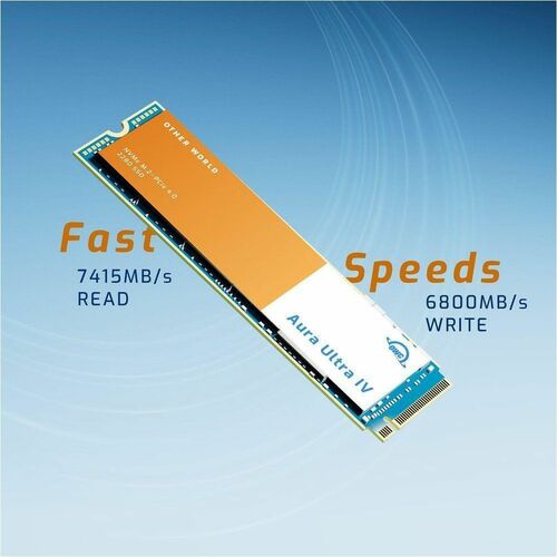 AURA ULTRAIV 8 To 6800 Mo/s en écriture AURA ULTRAIV 8 To 6800 Mo/s en écriture