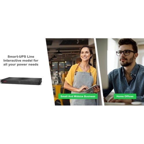 Onduleur montable en rack APC by Schneider Electric Smart-UPS 500 VA - Rack 1U