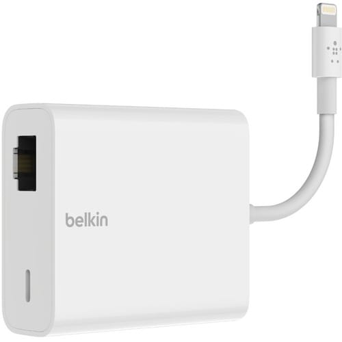 Belkin Ethernet + Power Adapter with Lightning Con