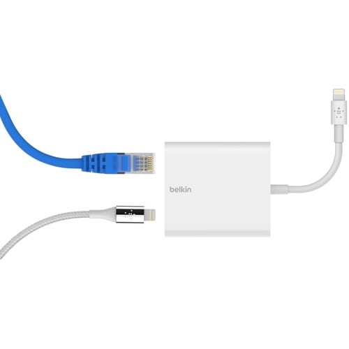 Belkin Ethernet + Power Adapter with Lightning Con