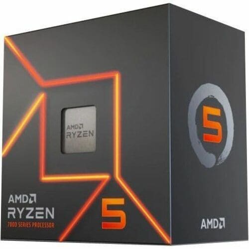 Processeur AMD Ryzen 5 7000 7600 Hexa-core (6 cœurs) 3,80 GHz - Vente au détail P
