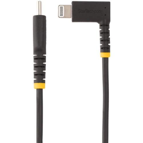 StarTech.com 6ft (2m) Durable USB-C to Lightning Cable, Right-Angled H