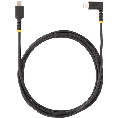 StarTech.com 6ft (2m) Durable USB-C to Lightning Cable, Right-Angled H