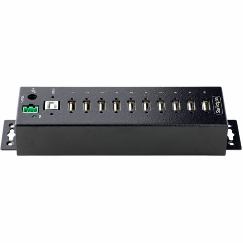 StarTech.com Hub USB 2.0 industriel 10 ports, robuste et protégé contre les décharges électrostatiques