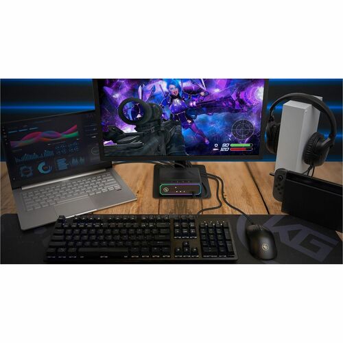 CONMUTADOR KVM KEYMANDER NEXUS DE 3 PUERTOS USB HDMI PARA CONSOLAS DE JUEGOS DE PC