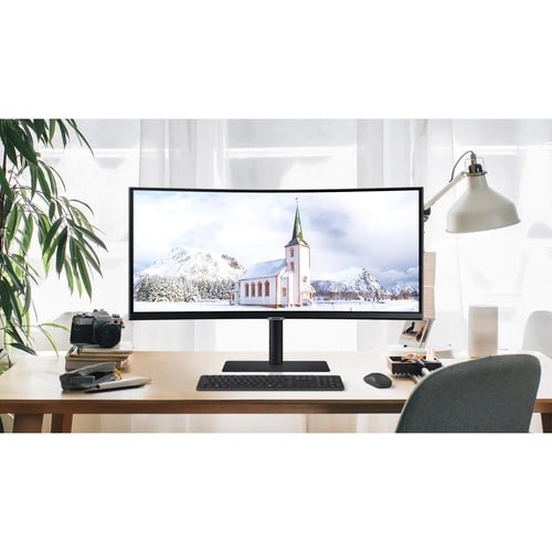 Samsung ViewFinity S6 S34A654UBN 34\" Class UW-QHD Curved Screen LCD Monitor - 21:9