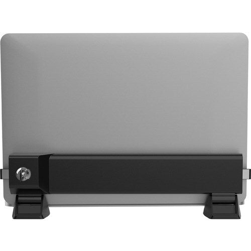 Soporte de escritorio de seguridad plegable y con bloqueo digital CTA para computadora portátil - Tornillo de 12,2" a 17"