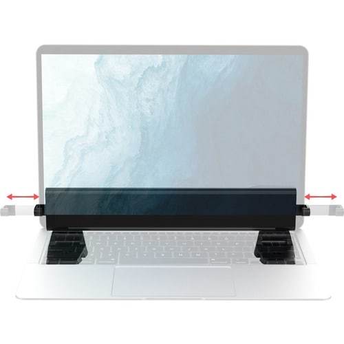 Soporte de escritorio de seguridad plegable y con bloqueo digital CTA para computadora portátil - Tornillo de 12,2" a 17"