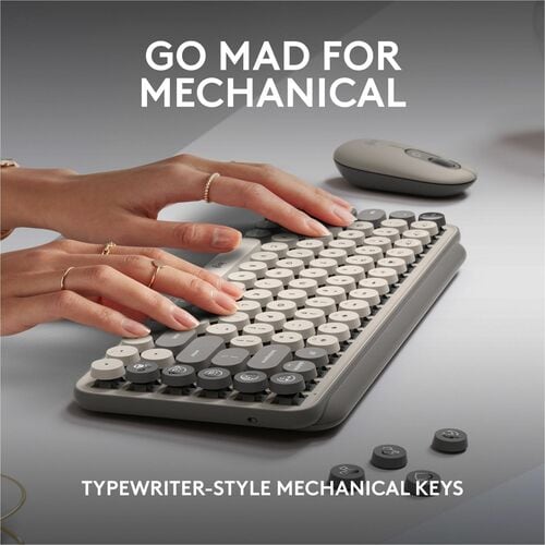 Clavier mécanique sans fil Logitech POP Keys avec emojis