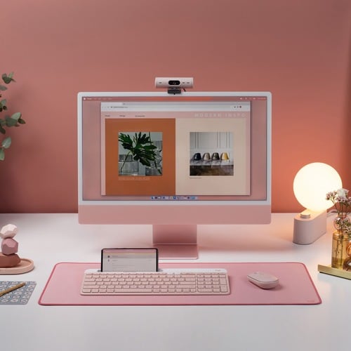 CLAVIER MULTI-APPAREILS FIN K580-ROSE
