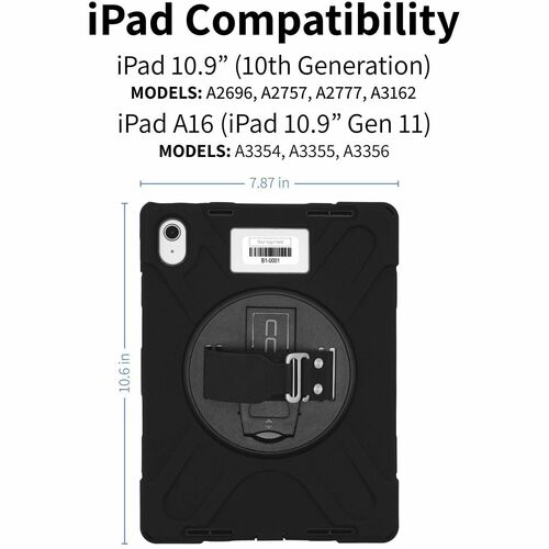 CODi Rugged Carrying Case for 10.9" Apple iPad (10