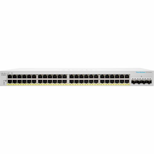 CBS220 SMART 48PORT GE POE 4X10G SFP+ REMANUFACTURED