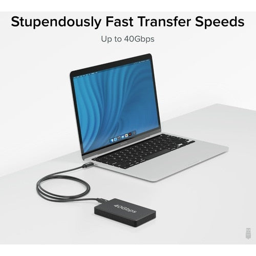 Plugable Thunderbolt 4 Data Transfer Cable - 3.3 ft (1.01 m) Thunderbolt 4 Data