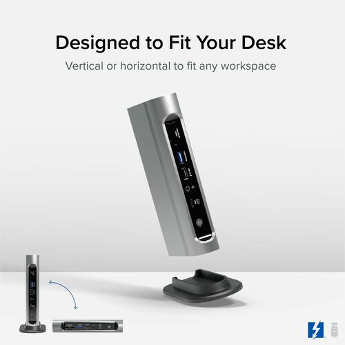 Plugable Thunderbolt 4 & USB4 Quad Display Docking Station With 98W Charging - f