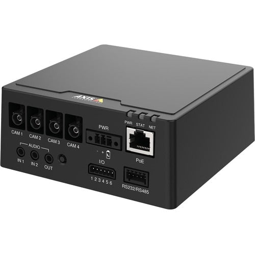 AXIS 4-Channel Main Unit with Audio And I/O - for Surveillance, Bus - Aluminum