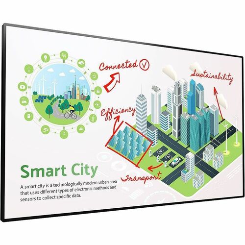 55IN SHARP NEC INTERACTIVE TOUCH DISP 4KUHD 20POINT MULTITOUCH