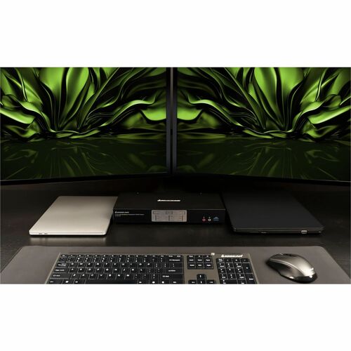 MATRIZ KVM USB DE 2 PUERTOS 4K DUALVIEW DISPLAYPORT CON CONCENTRADOR Y AUDIO