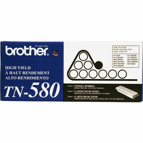 TN580 BLK TONER CART FOR MULTI 3 HL5240/HL5250DN/HL5250DNT 7