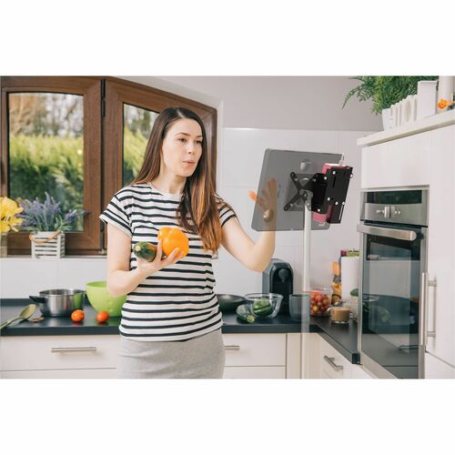 Soporte para banco de energía digital CTA con placa VESA (negro) - Admite 3,94"