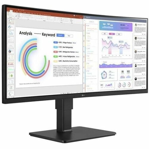 LG Ultrawide 34BQ77QB-B 34\" Class UW-QHD Curved Screen LED Monitor